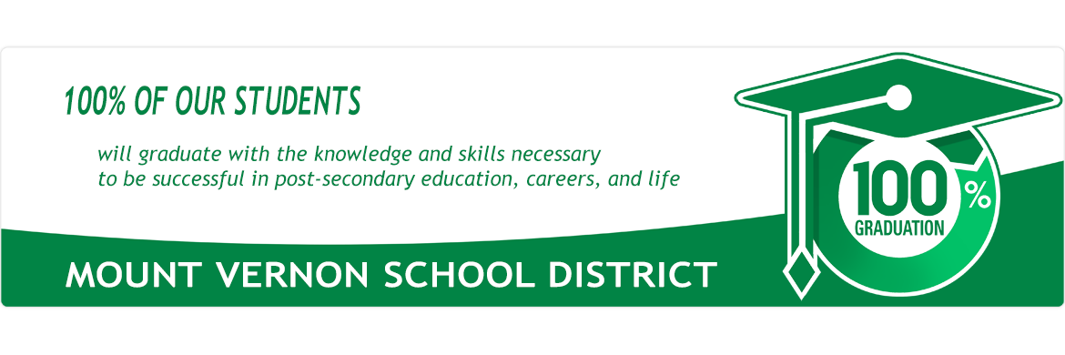 100 percent of our students will graduate with the knowledge and skills necessary to be successful in post secondary education, careers, and life.